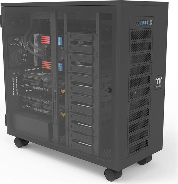 Thermaltake AX700 TG, schwarz, Glasfenster