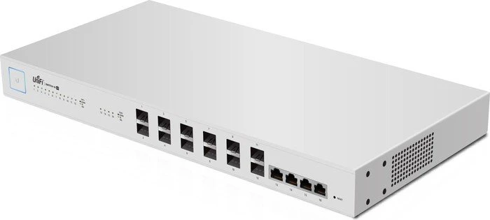 Ubiquiti UniFiSwitch 16 XG Rackmount 10G Managed Switch, 12x SFP+, 4x RJ-45