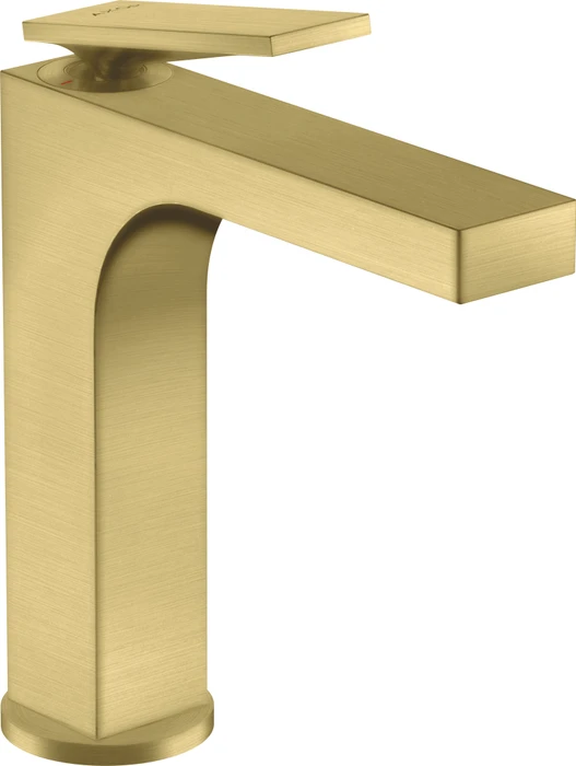 Hansgrohe Axor Citterio 160 Waschbeckenarmatur mit Hebelgriff und Ablauffernbedienung brushed brass