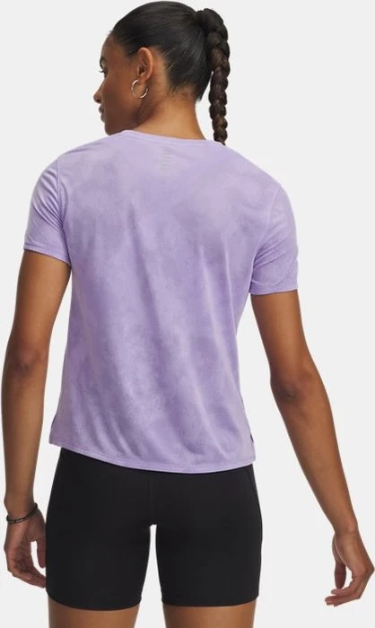 Under Armour Launch Jacquard Funktionsshirt kurzarm transparent/reflective (Damen)
