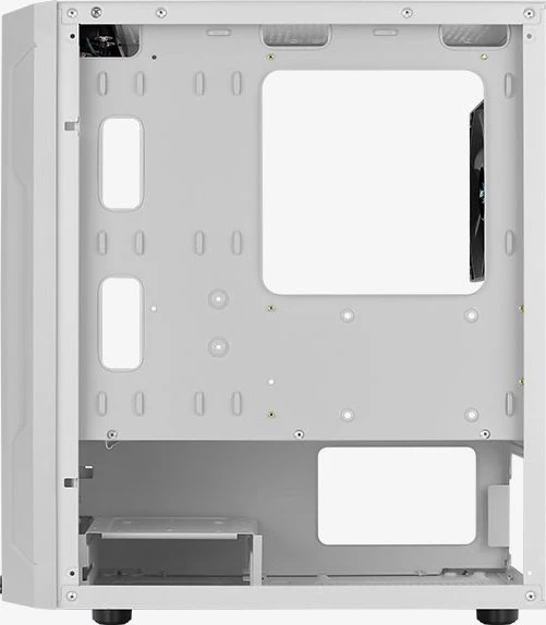 AeroCool Trinity Mini White, weiß, Glasfenster
