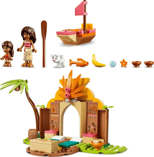 LEGO Disney - Vaianas Hütte und Boot