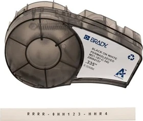 Brady PermaSleeve Schrumpfschlauch, 8.5mm, schwarz/weiß