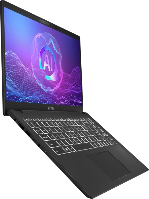 MSI Modern 15 H AI C2HMG-265, schwarz, Core Ultra 7 255H, 16GB RAM, 512GB SSD, DE