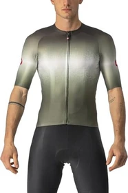 Castelli Aero Race 6.0 Trikot kurzarm military green/light black (Herren)