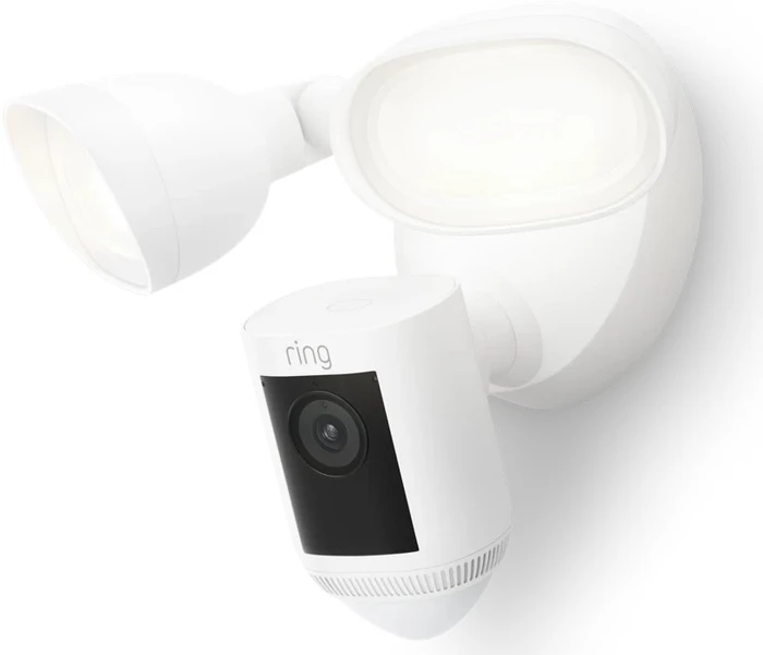 Ring Floodlight Cam Wired Pro, weiß