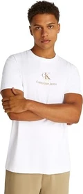 Calvin Klein Shadow Logo T-Shirt kurzarm bright white (Herren)