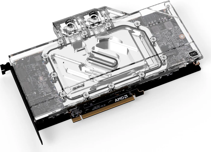 Alphacool Eisblock Aurora Acryl GPX-A AMD Radeon RX 6750XT Reference mit Backplate