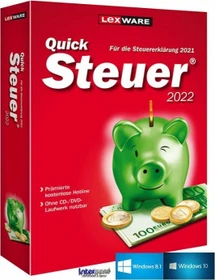 Lexware QuickSteuer 2022, ESD (deutsch) (PC) (06810-2013)
