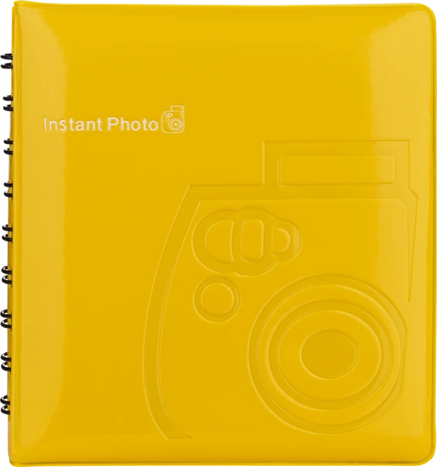 Fujifilm instax mini Fotoalbum gelb