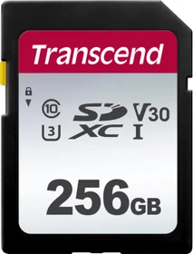 Transcend 300S R100/W40 256GB, UHS-I U3, Class 10