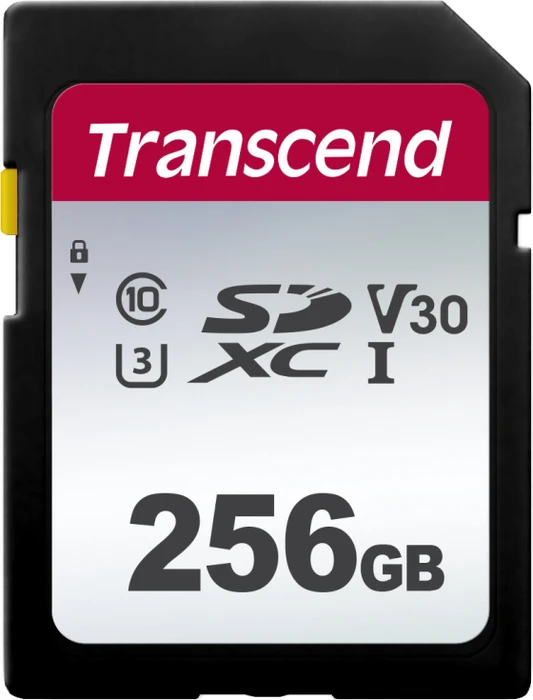 Transcend 300S R100/W40 256GB, UHS-I U3, Class 10