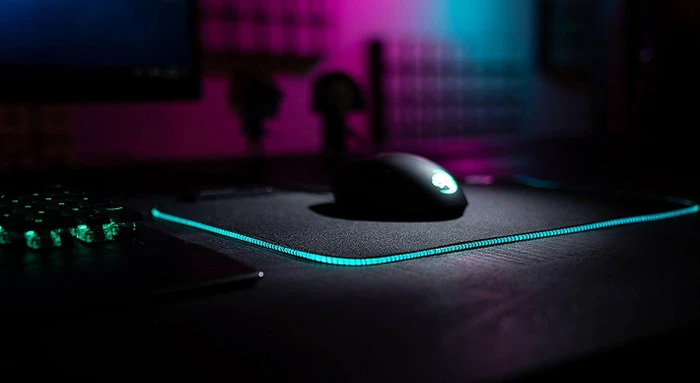 Roccat Sense Aimo Gaming Mousepad, RGB beleuchtet, schwarz