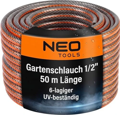 Neo Tools Professional Gartenschlauch 1/2", 50m
