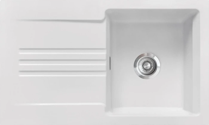 systemceram Kara 85 F Einbau Becken reversibel satin