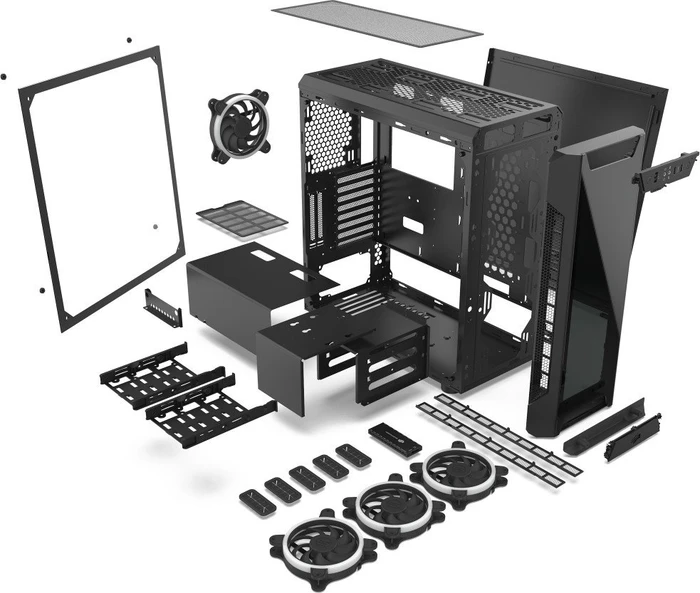 Endorfy SilentiumPC Armis AR7X TG RGB, Glasfenster