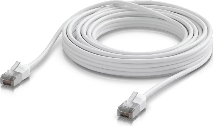 Ubiquiti UniFi Premium Patchkabel Outdoor, Cat6a, RJ-45/RJ-45, 8m, weiß