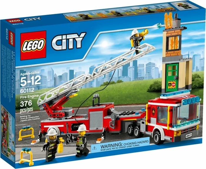 LEGO City Feuerwehr - Feuerwehrauto mit Kran