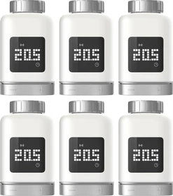 Bosch Smart Home Heizkörper-Thermostat II, Funk-Heizkörperthermostat, 6er-Pack (8750002330X6)