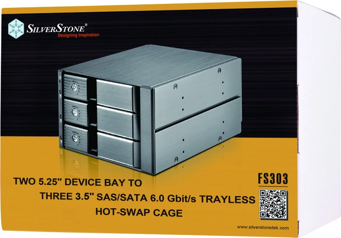 SilverStone Front Panel Storage FS303