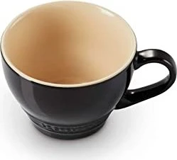 Le Creuset Cappuccinotasse 400ml schwarz glänzend