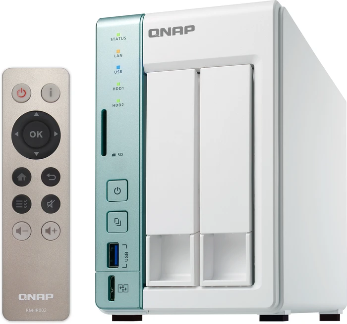 QNAP Turbo Station TS-251A-4G, 4GB RAM, 2x RJ-45 1000Base-T, 3x USB 3.0