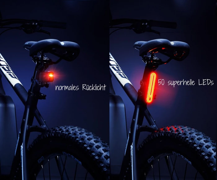 Fischer Batterie LED Rücklicht