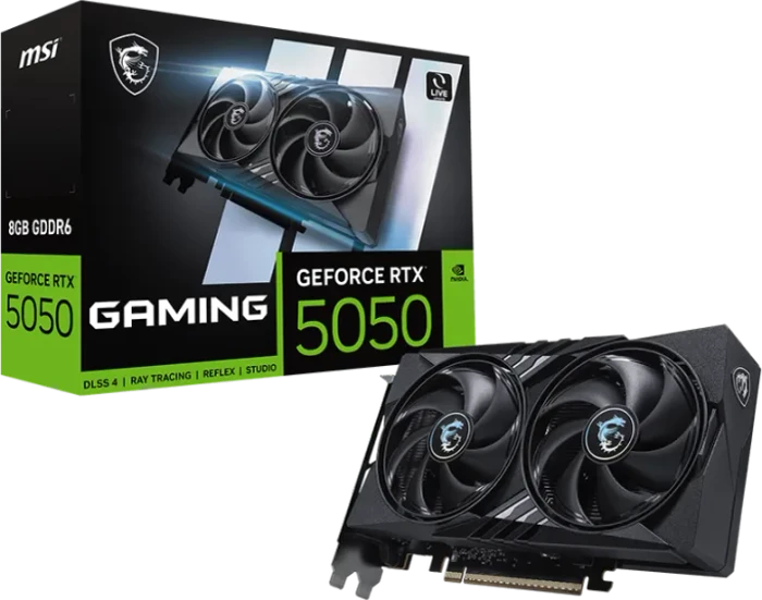 MSI GeForce RTX 5050 8G Gaming, G5050-8G, 8GB GDDR6, HDMI, 3x DP