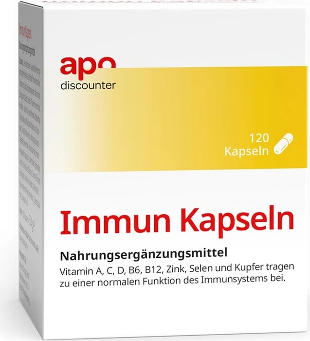 apo.com Group apodiscounter Immun Kapseln, 120 Stück
