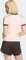 adidas 3-Streifen Slim T-Shirt kurzarm sandy pink/aurora coffee (Damen) Vorschaubild