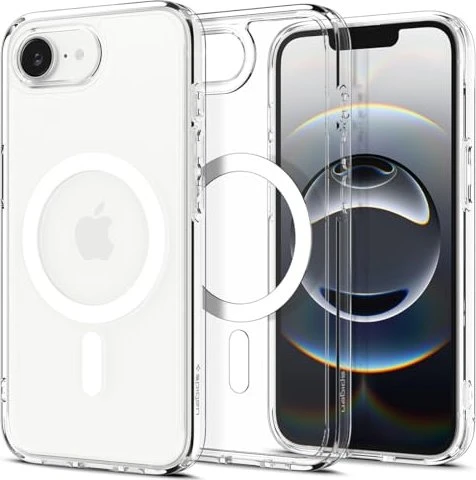 Spigen Ultra Hybrid (MagFit) für Apple iPhone 16e Clear White