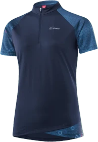 Löffler Axo Rise Half-Zip Trikot kurzarm dark blue (Damen)