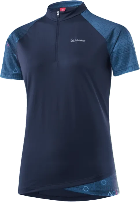 Löffler Axo Rise Half-Zip Trikot kurzarm dark blue (Damen)