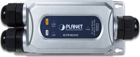 Planet IGTP-825AT Outdoor Gigabit Medienkonverter, 1x RJ-45, 1x SFP, 30W PoE+