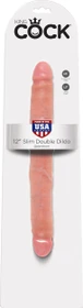 Pipedream King Cock 12" Slim Double Dildo flesh