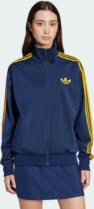 adidas Adicolor Classics Loose Firebird Originals Trainingsjacke night indigo/crew yellow (Damen)
