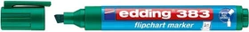 edding 383 Flipchartmarker grün, 10er-Pack