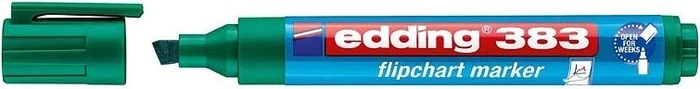 edding 383 Flipchartmarker grün, 10er-Pack