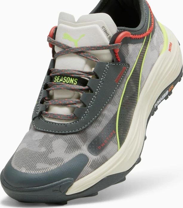 Puma Voyage Nitro 3 mineral gray/active red/lime pow (Damen)