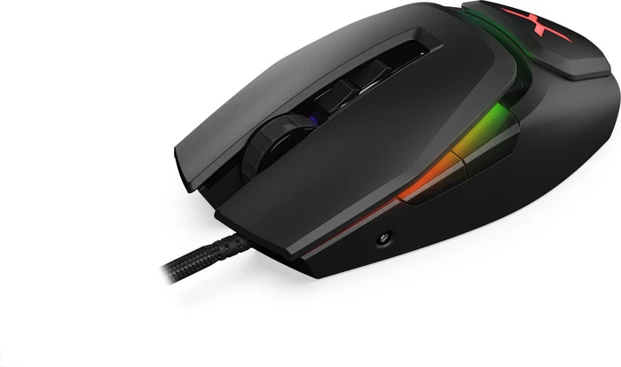 Krux Bot RGB Gaming Mouse schwarz, USB