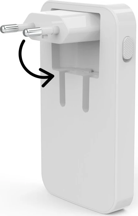 Hama Schnellladegerät 2x USB-C 1x USB-A flaches Mini-Ladegerät PD 65W weiß