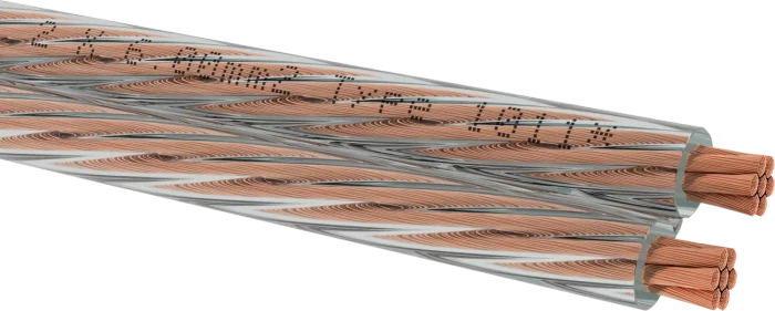 Oehlbach Speaker Wire 60 Lautsprecherkabel 2x 6.0mm² transparent