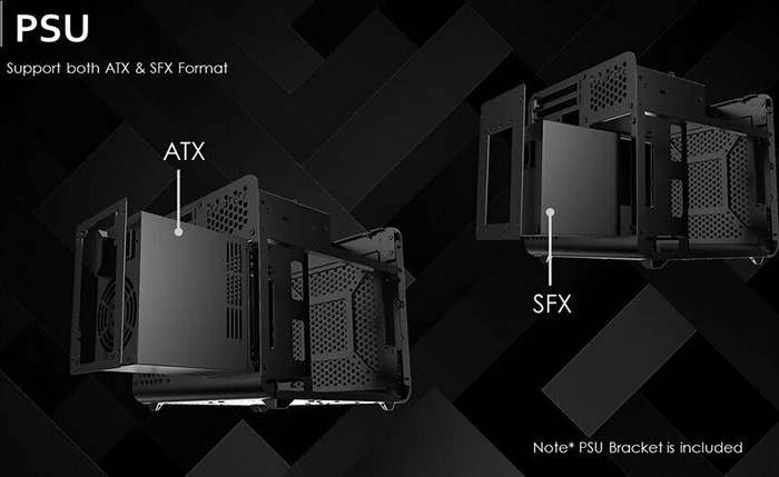 Raijintek Metis Evo TGS, schwarz, Glasfenster, Mini-ITX