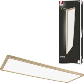 Paulmann Atria Shine Backlight LED Panel 580x200 4000K eckig 22W holzoptik