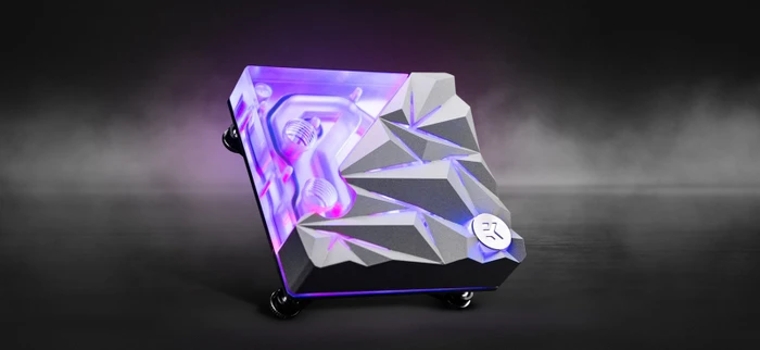 EK Water Blocks Quantum Line EK-Quantum Velocity² Edge D-RGB Silver Edition, 1700, Nickel Acryl