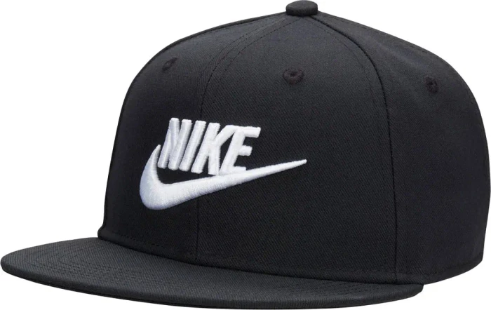 Nike Dri-FIT Pro strukturierte Futura Kappe schwarz/weiß (Junior)