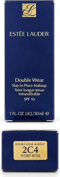 Estée Lauder Double Wear Stay-In-Place Creme Foundation 2C4 Ivory Rose LSF10, 30ml