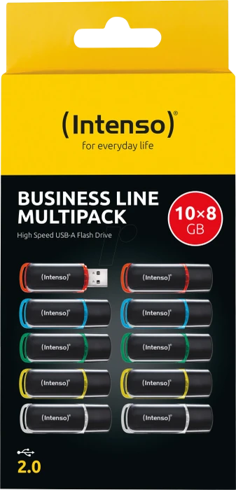 Intenso Business Line 4GB, USB-A, USB 2.0, 10er-Pack