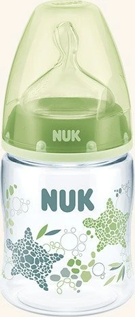 NUK First Choice PA-Trinkflasche Silikon, 0+M, 150ml (verschiedene Farben)