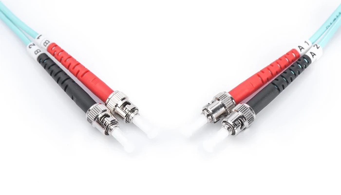 Digitus LWL Duplex Kabel, OM3, 2x ST Stecker/2x ST Stecker, 2m, türkis